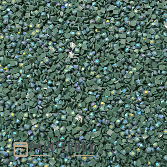 Diamond Painting – DMC Aurora Borealis (AB) Steine 163 Green