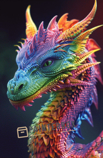 Colorful Dragon by ArtRosa - 445 Farben