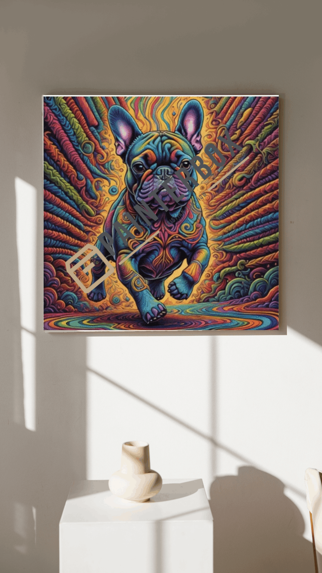 Colorful French Bulldog - 280 Farben – Painterbox