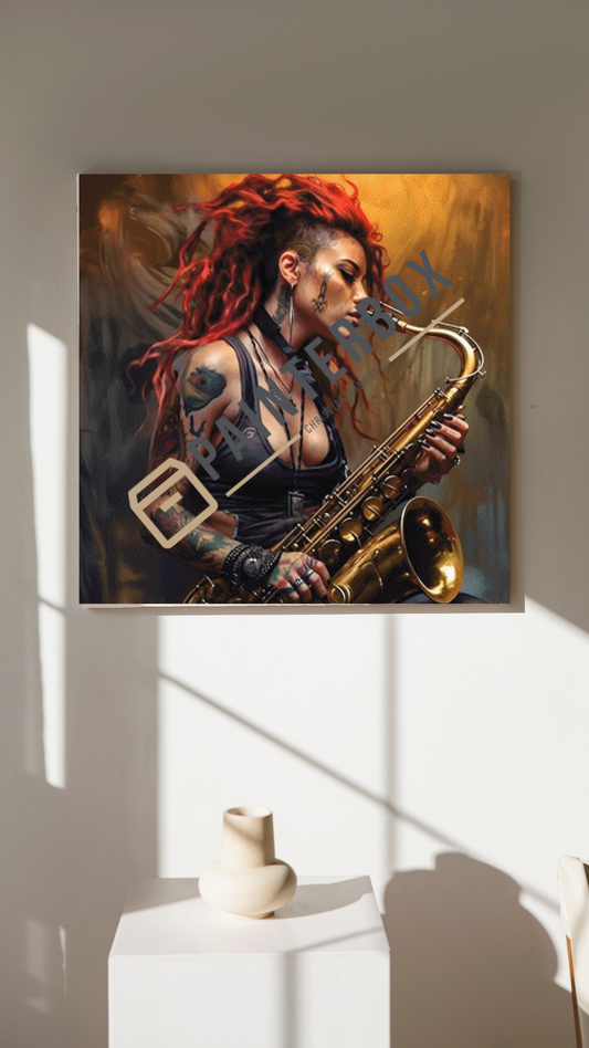 Saxophone Babe by Catill - 220 Farben