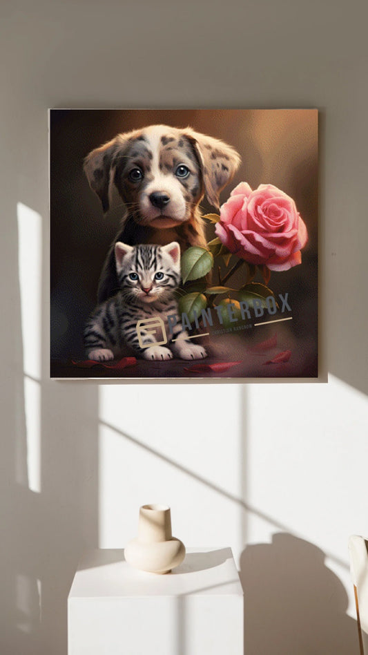 Cat and Dog by ellufija - 220 Farben