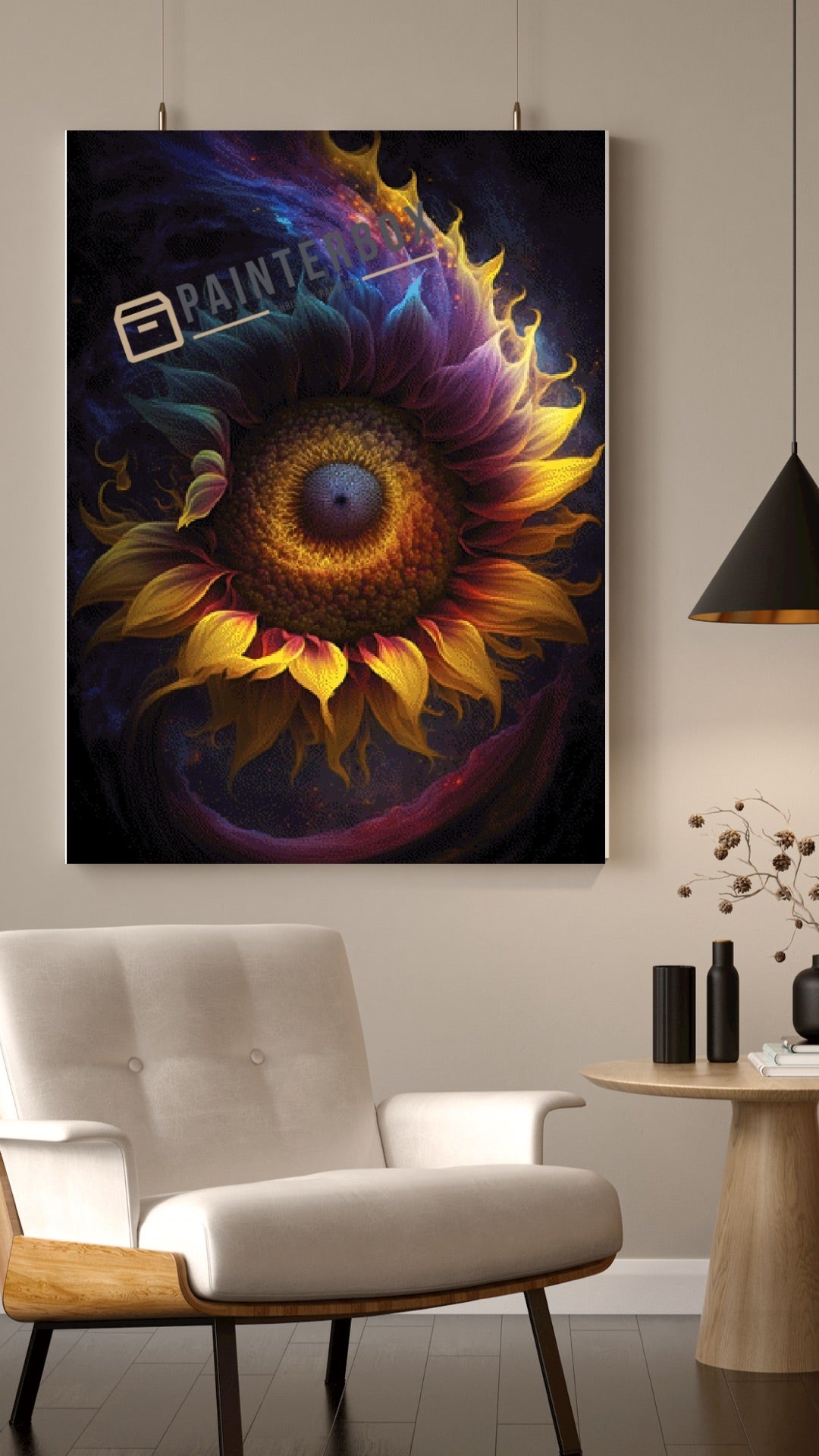 Galaxy Sunflower by Bátor Gábor 260 colors