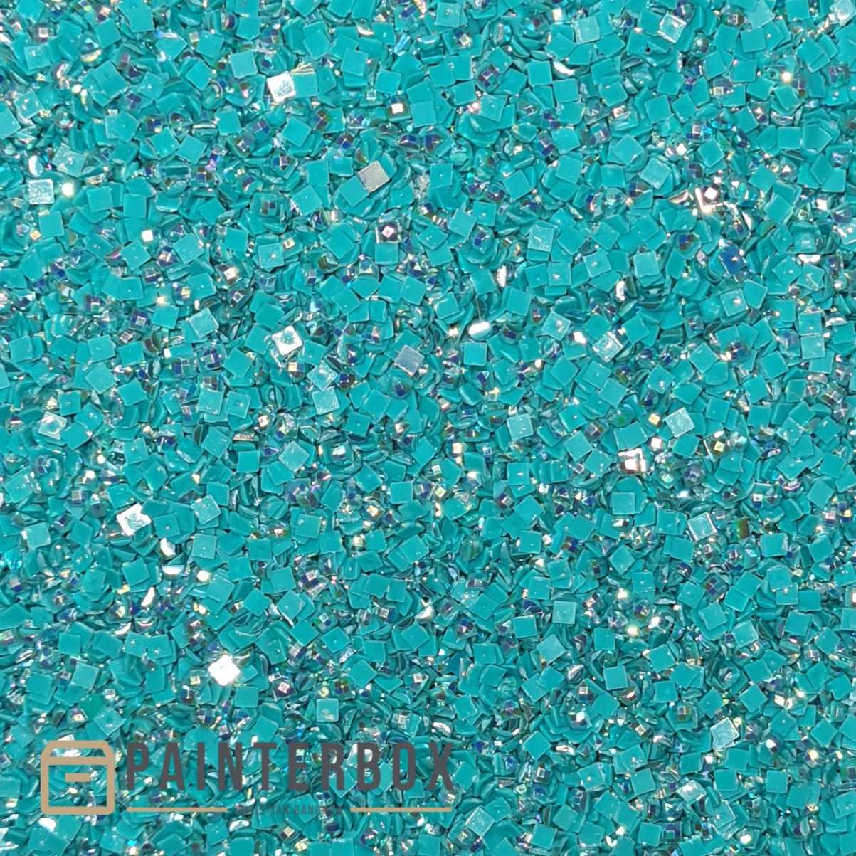 Diamond Painting – DMC Aurora Borealis (AB) Steine 3812 Sea Green - VY DK
