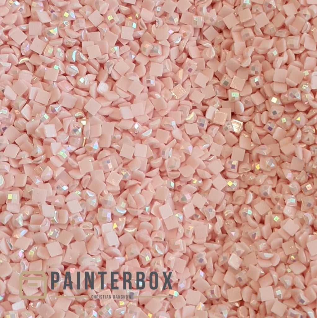 Diamond Painting – DMC Aurora Borealis (AB) Steine 818 Baby Pink