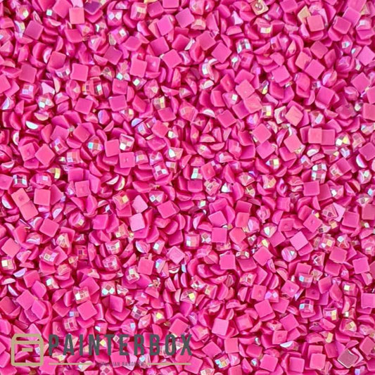 Diamond Painting – DMC Aurora Borealis (AB) Steine 3805 Cyclamen Pink