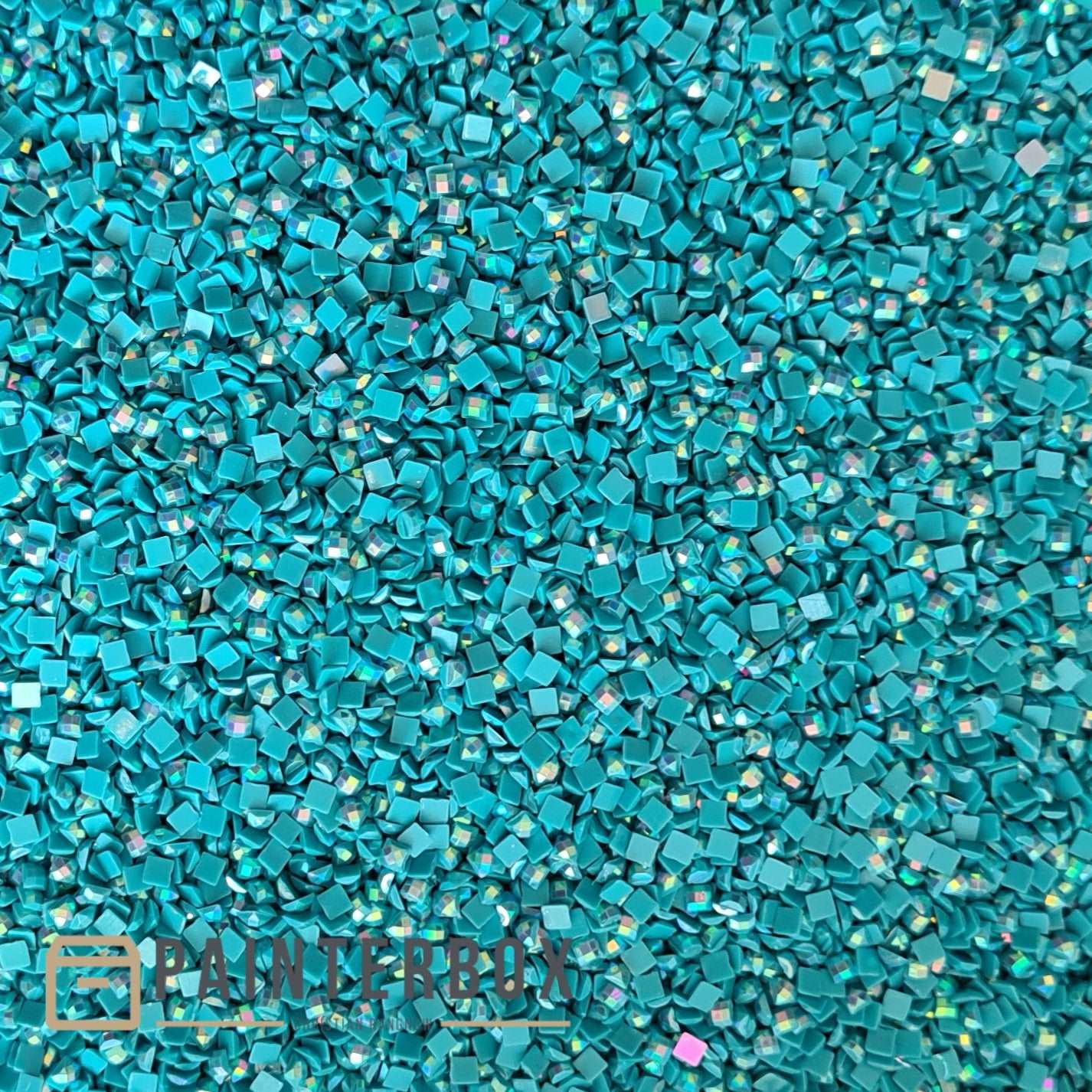Diamond Painting – DMC Aurora Borealis (AB) Steine 597 Turquoise