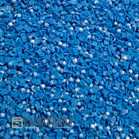 Dusties stones square - DMC 995 Electric Blue - DK
