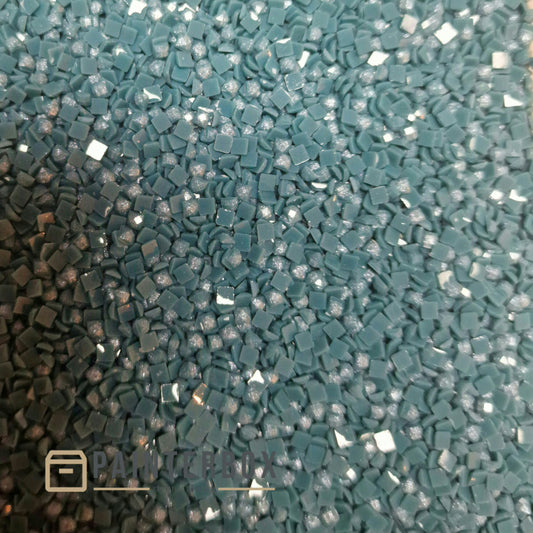 Dusties stones square - DMC 3810 Turquoise - DK