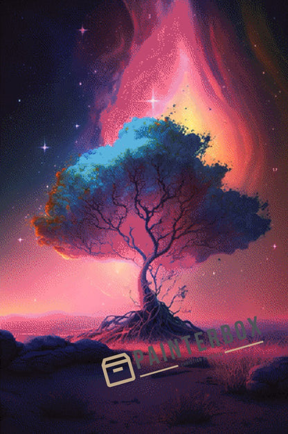 Tree in Flames by Bátor Gábor 200 colors