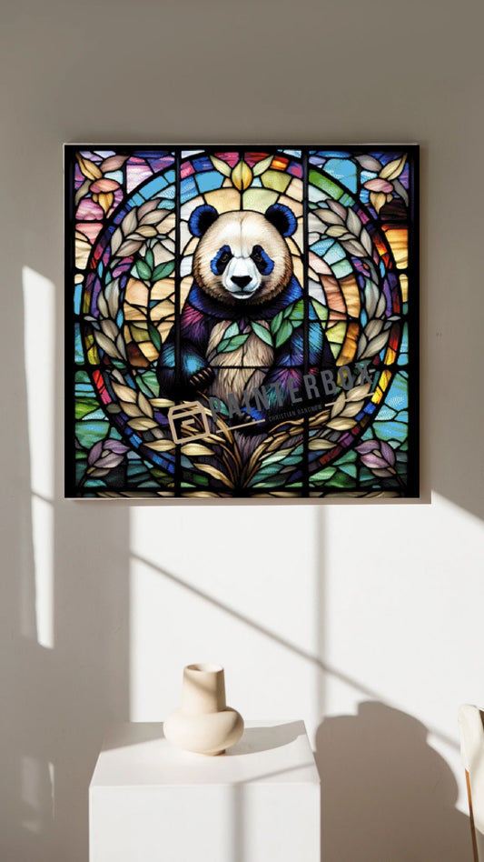 Mosaik Panda by CaroFelicia - 370 Farben