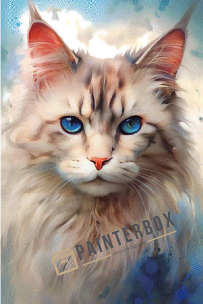 Watercolor Cat by ArtRosa - 200 colors