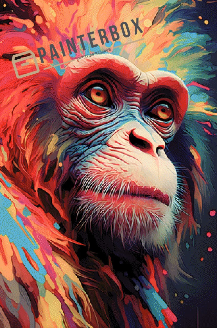 Crazy Monkey by ArtRosa - 300 Farben