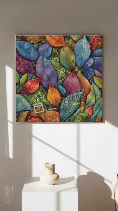Blätter Mosaik by CaroFelicia - 290 Farben