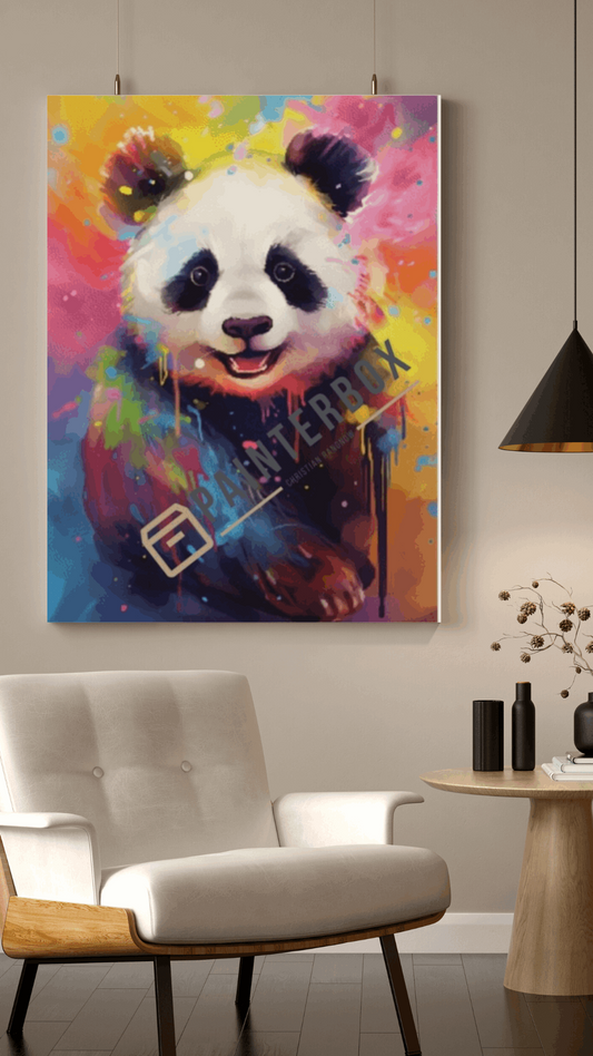 Colorful Panda by PixxChicks - 300 Farben