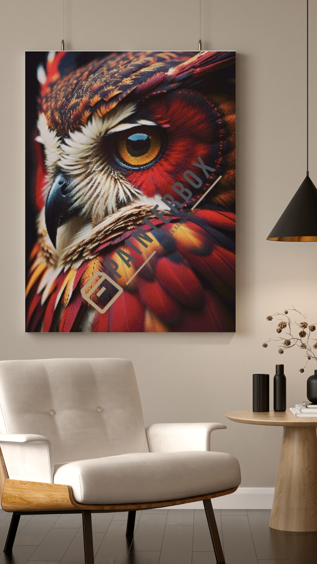 Red Owl by PixxChicks - 250 Farben