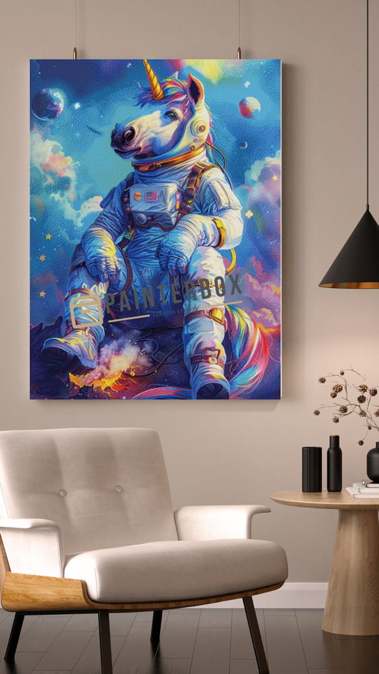 Space Einhorn by Bátor Gábor - 330 Farben