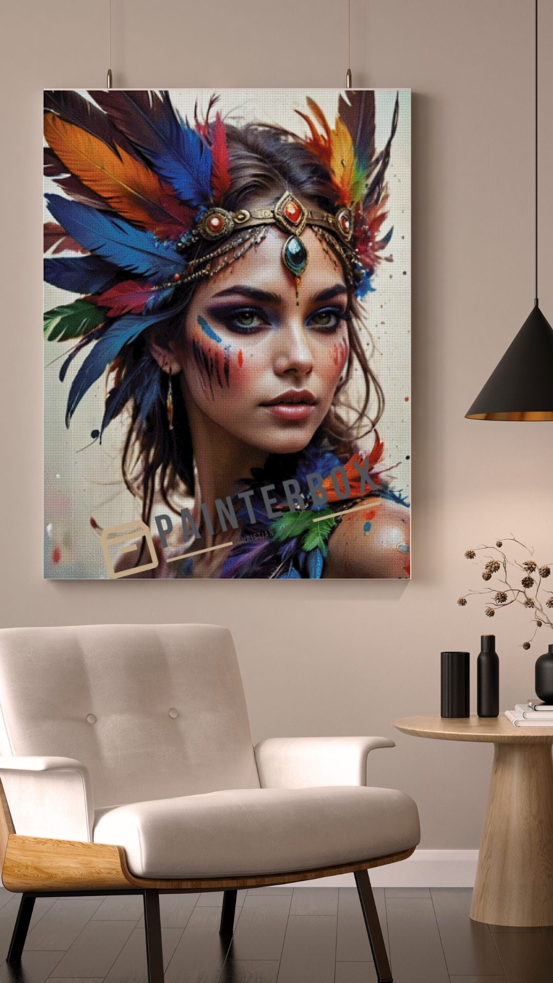 Colorful Feather Crown by ArtRosa - 270 Farben