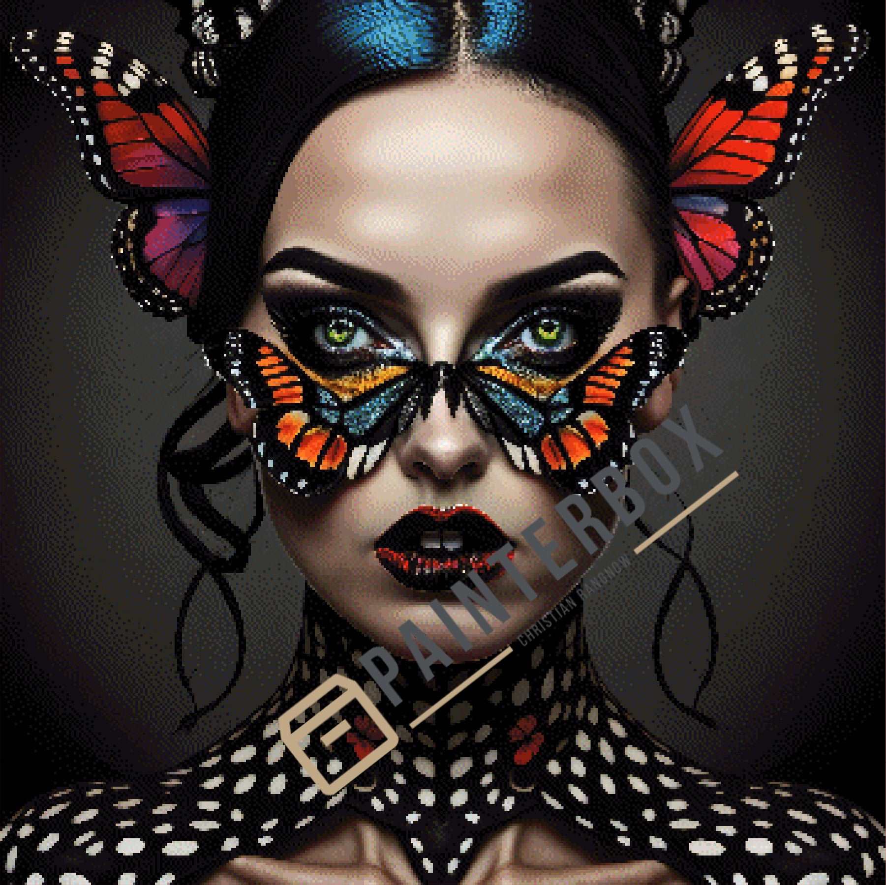 Butterfly Lady by ArtRosa - 250 Farben