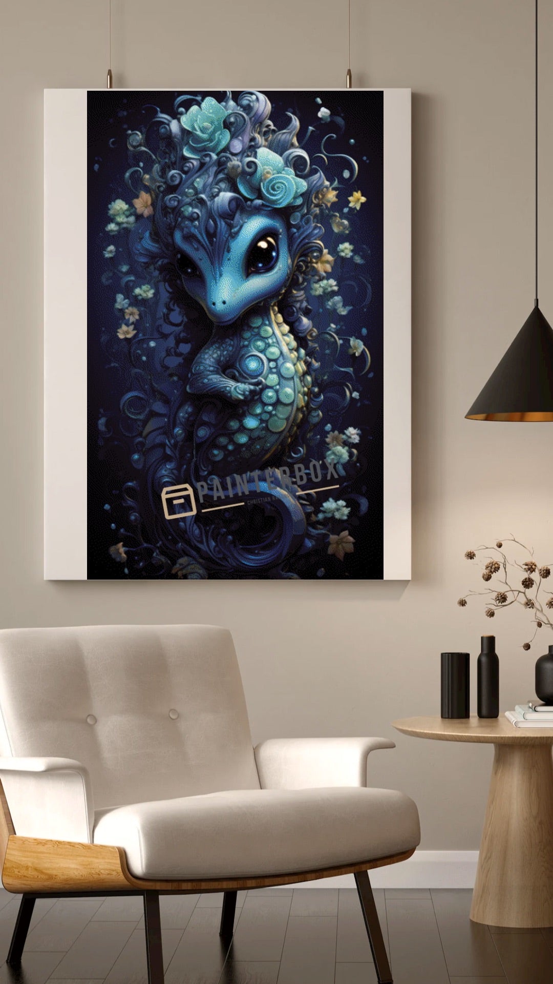 Pretty blue Seahorse by PiXXel Pics - 170 Farben