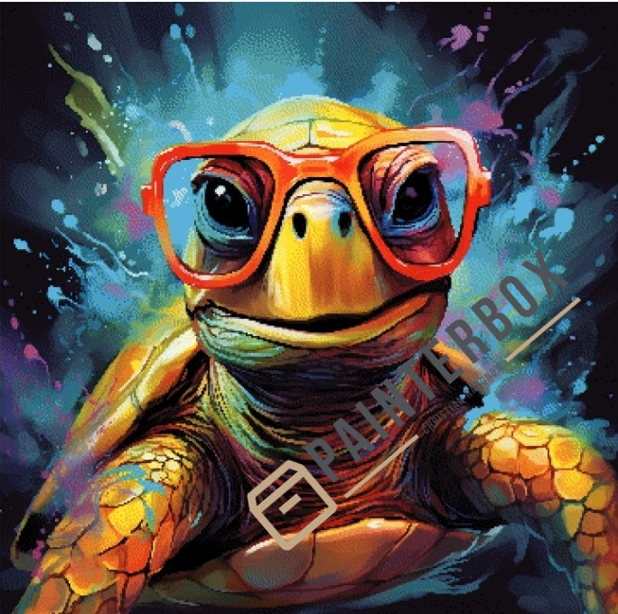 Cute Turtle by PixxChicks - 300 colors