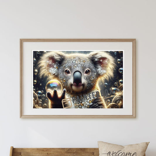 Koala with Bubbles by CaroFelicia - 150 Farben