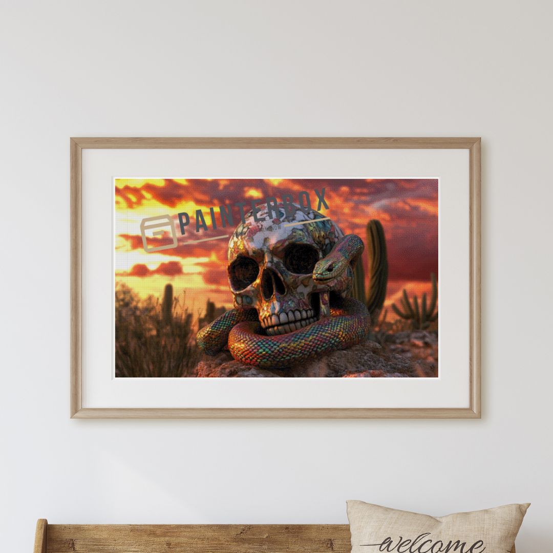 Skull in the Desert by ArtRosa - 300 Farben