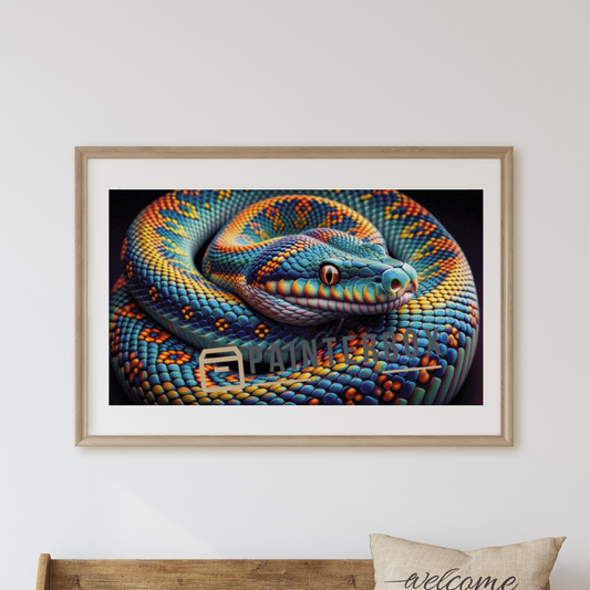 Colorful Snake by Linile - 360 Farben