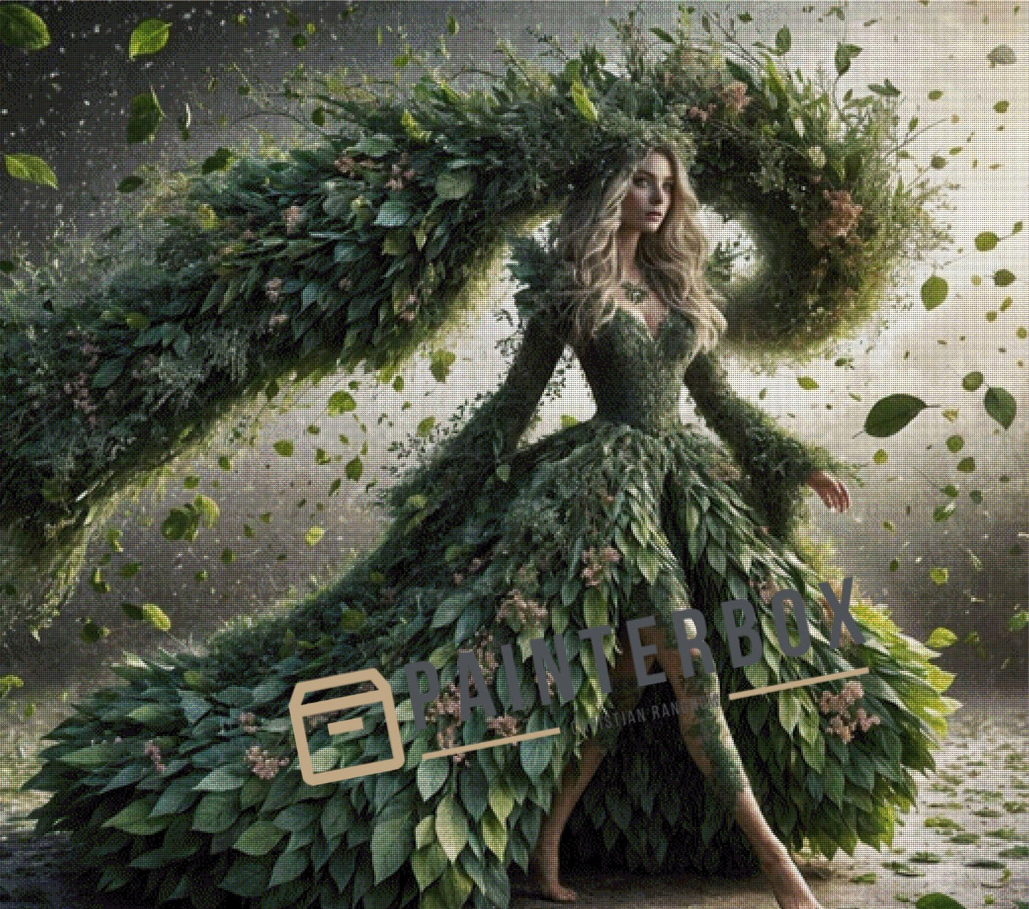 Earth Incarnate: Lady of the Leaves by PiXXel Pics - 160 Farben