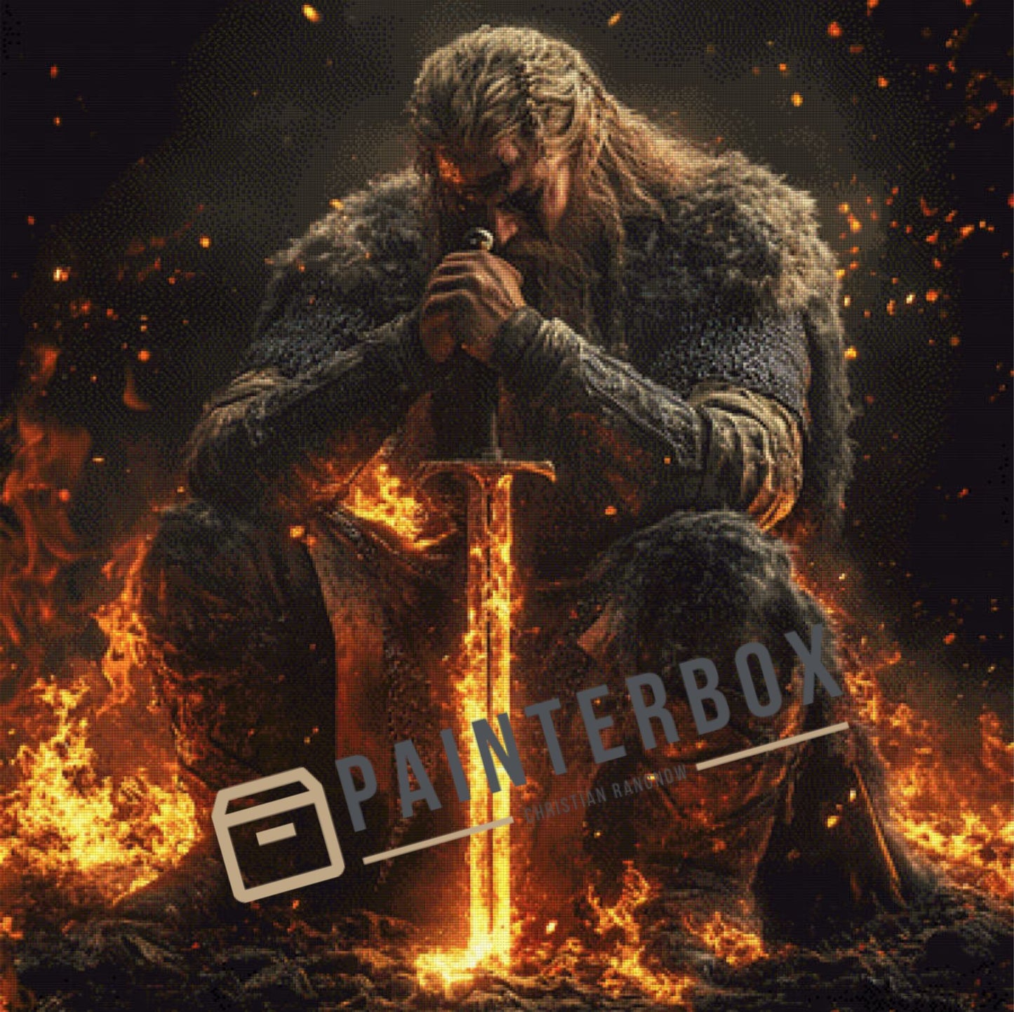 Viking God of Fire by PiXXel Pics - 130 Farben