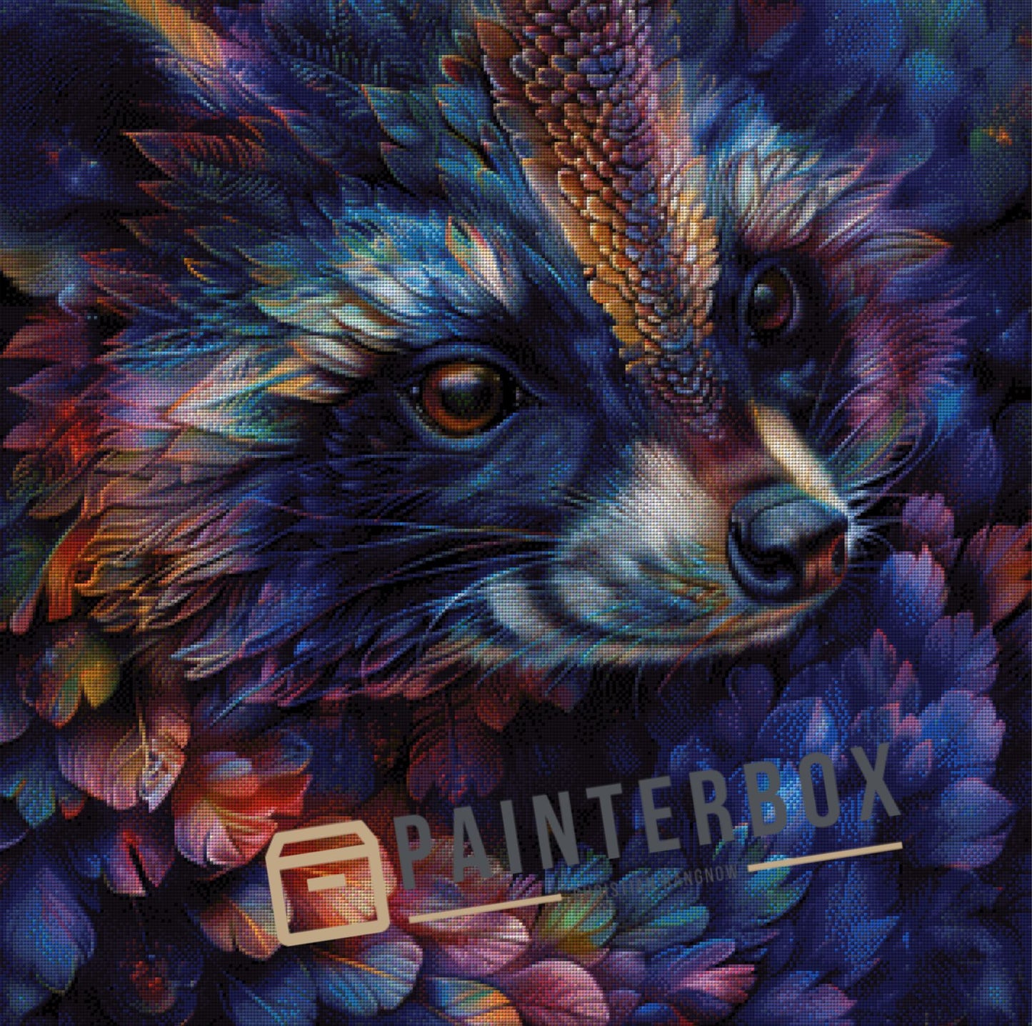 Blue Racoon by PixxChicks - 250 Farben