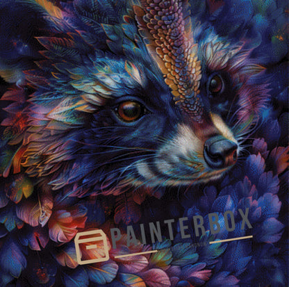 Blue Racoon by PixxChicks - 250 Farben