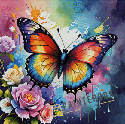 Splash Butterfly by ArtRosa - 380 Farben