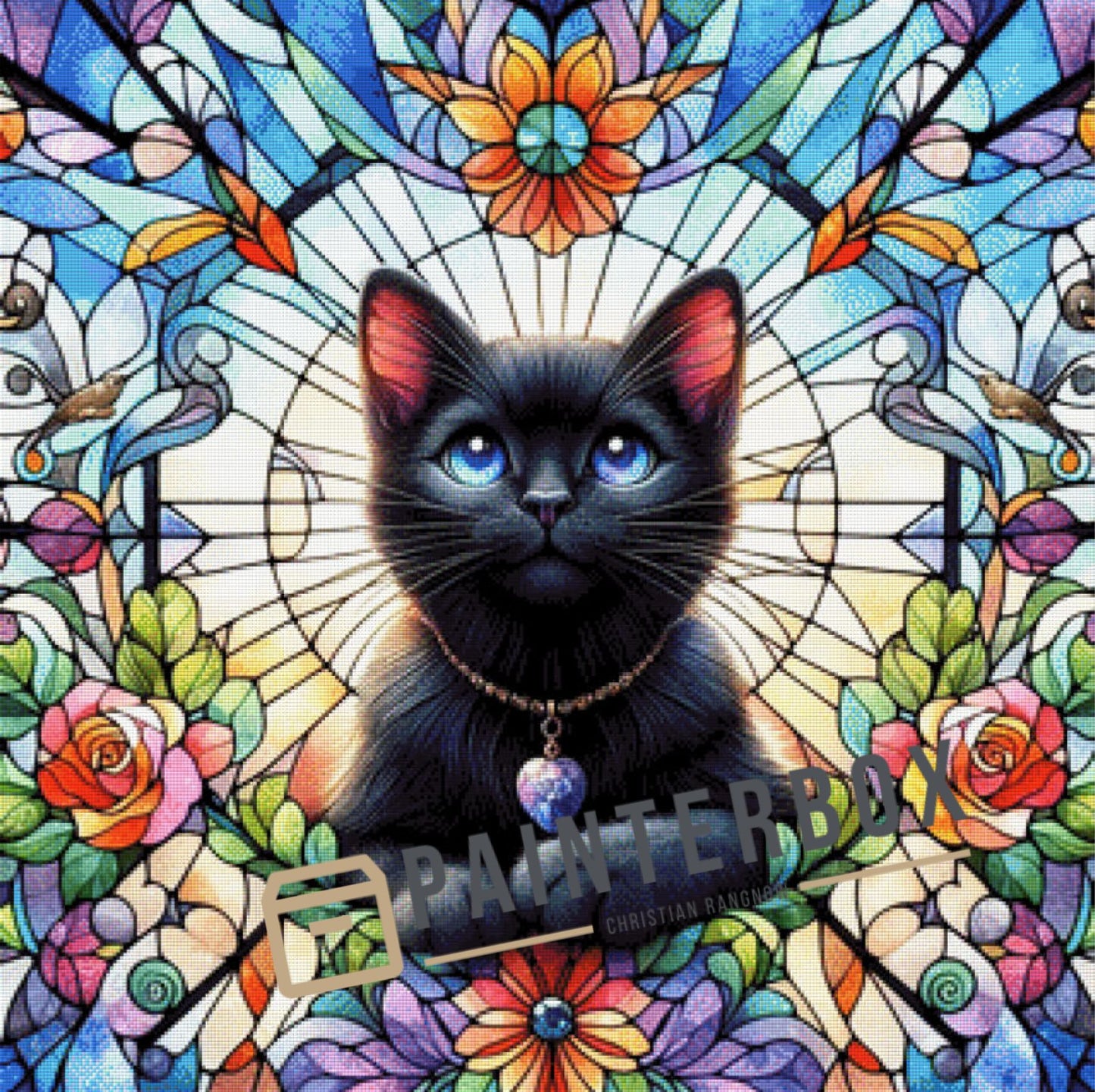 Black Cat Glass by PixxChicks - 400 Farben