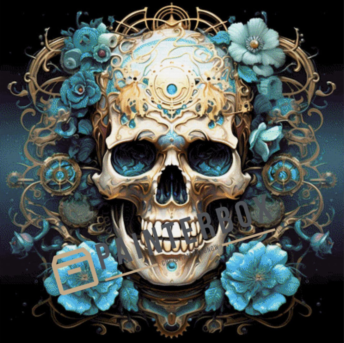 Metal Skull by ArtRosa - 200 Farben