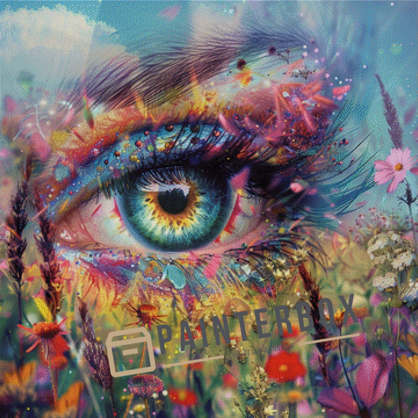 Blooming meadow Eye by ArtRosa - 350 Farben