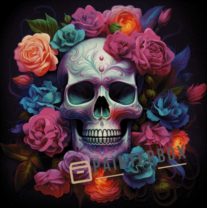 Skull of Roses by ArtRosa - 260 Farben