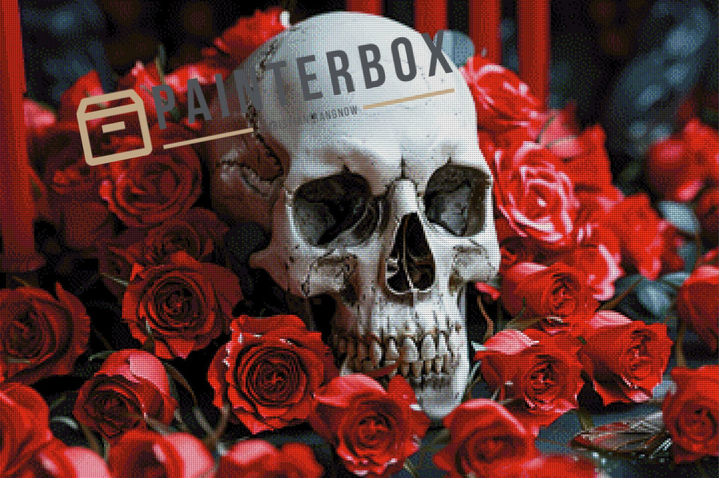 Skull ´n Roses by Bátor Gábor 180 Farben