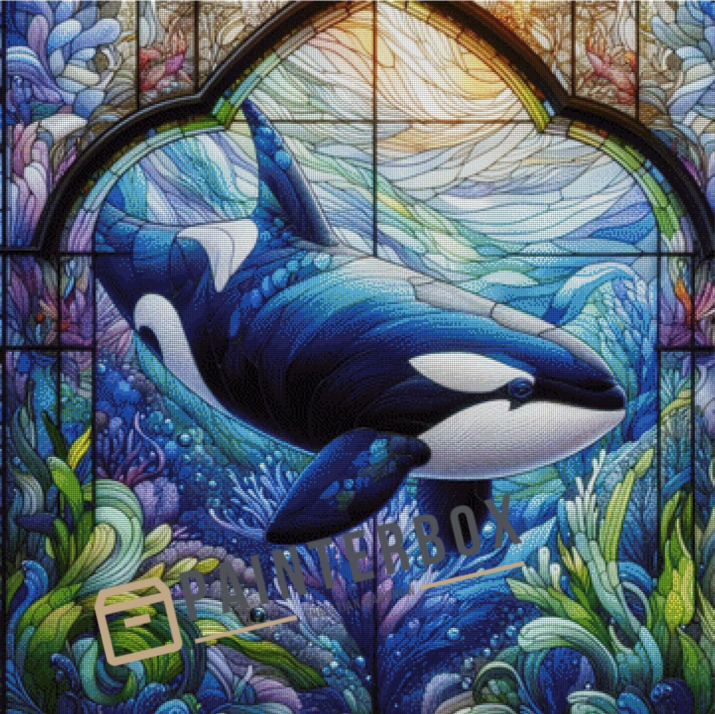 Mosaik Orca by PixxChicks - 320 Farben