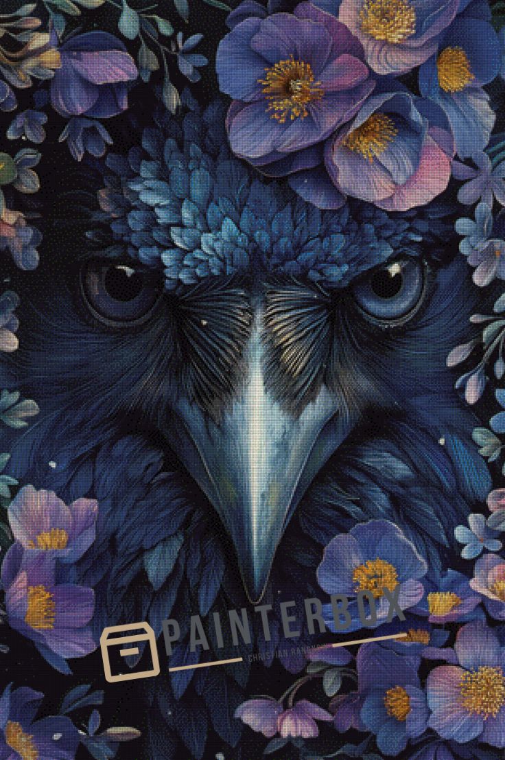 Corvus Darkfeather, the intelligent Raven by PiXXel Pics - 180 Farben