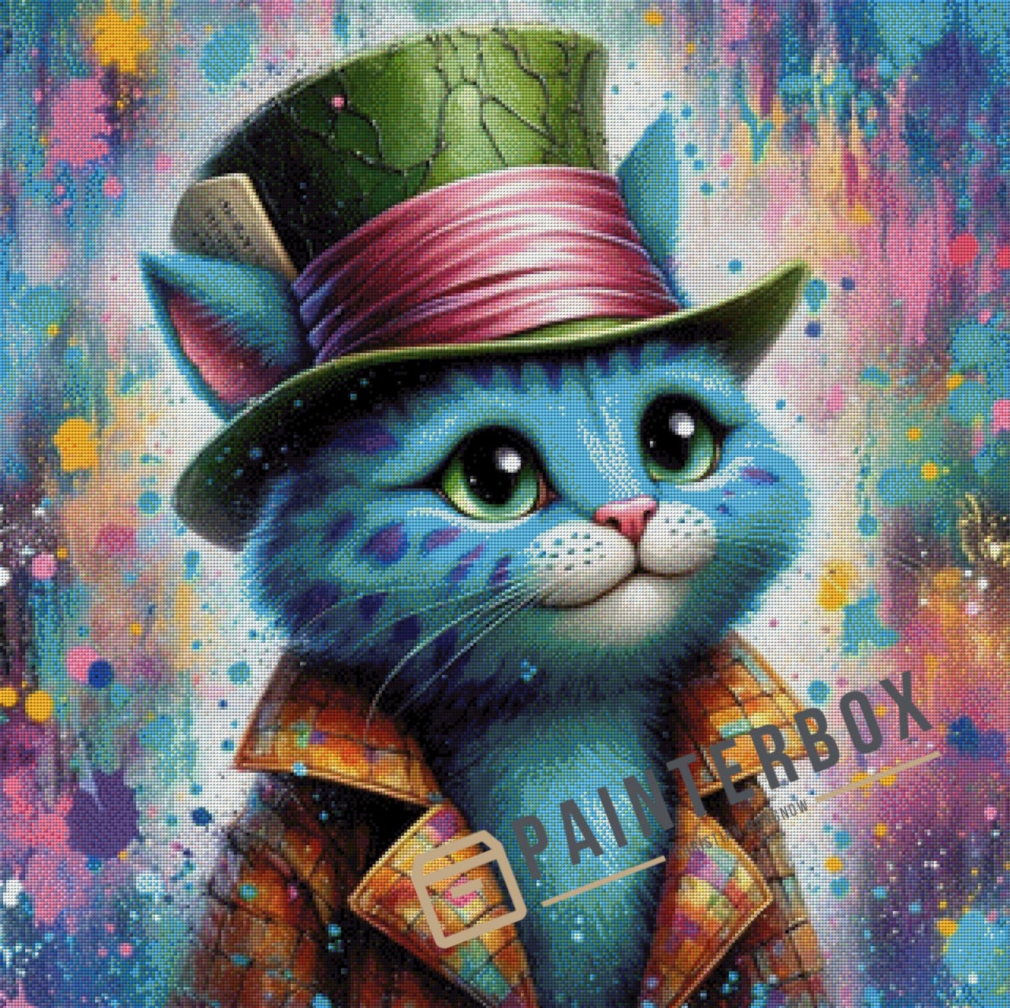 Cat with Hat by CaroFelicia - 360 Farben