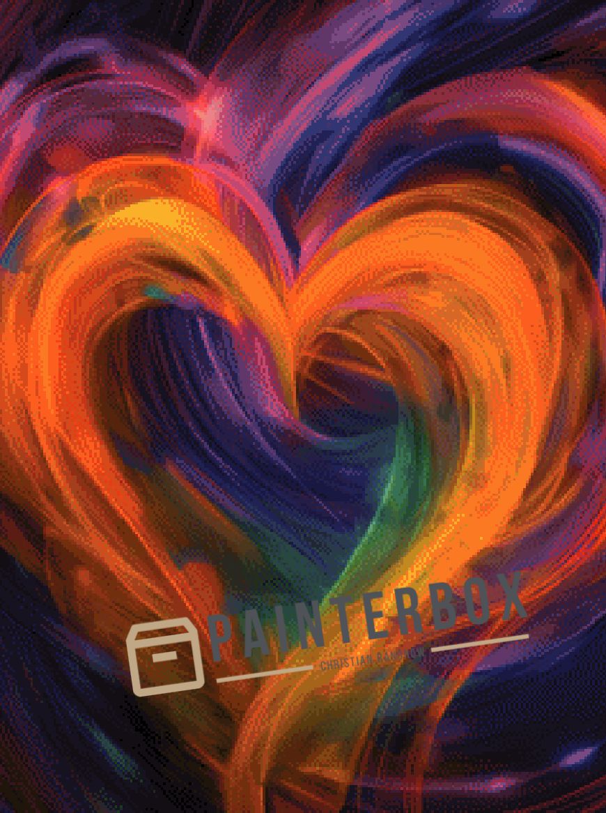 Abstract Heart by PixxChicks - 180 Farben