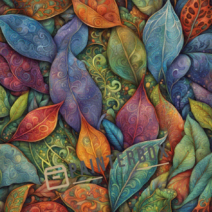 Blätter Mosaik by CaroFelicia - 290 Farben
