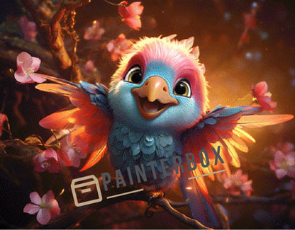 Happy Bird by PiXXel Pics - 280 Farben