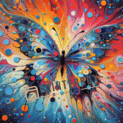 Splash Butterfly by CaroFelicia - 320 Farben