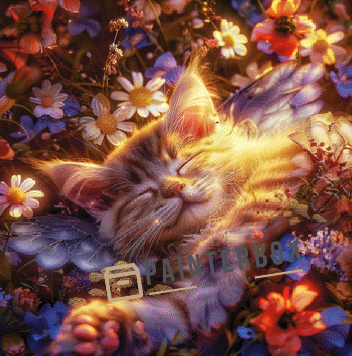Lazy Cat by ellufija - 250 Farben