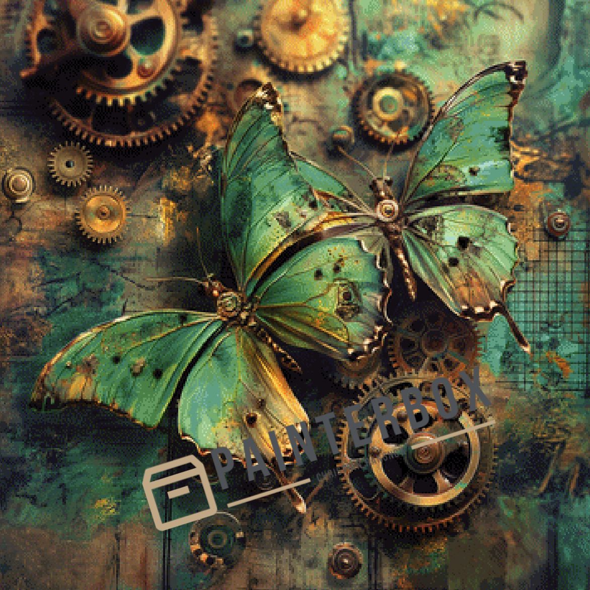 Steampunk Butterfly by PixxChicks - 220 Farben