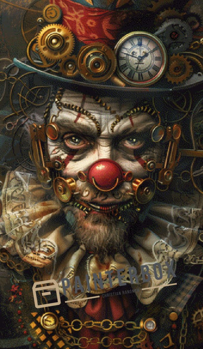 Steampunk Clown by PixxChicks - 210 Farben