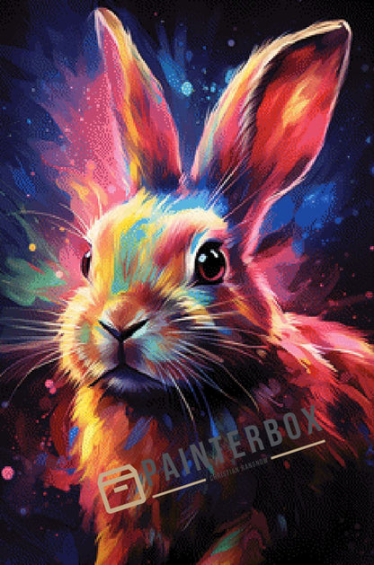 Colorful Rabbit by PixxChicks - 310 Farben