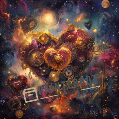 Steampunk Heart by PixxChicks - 230 Farben