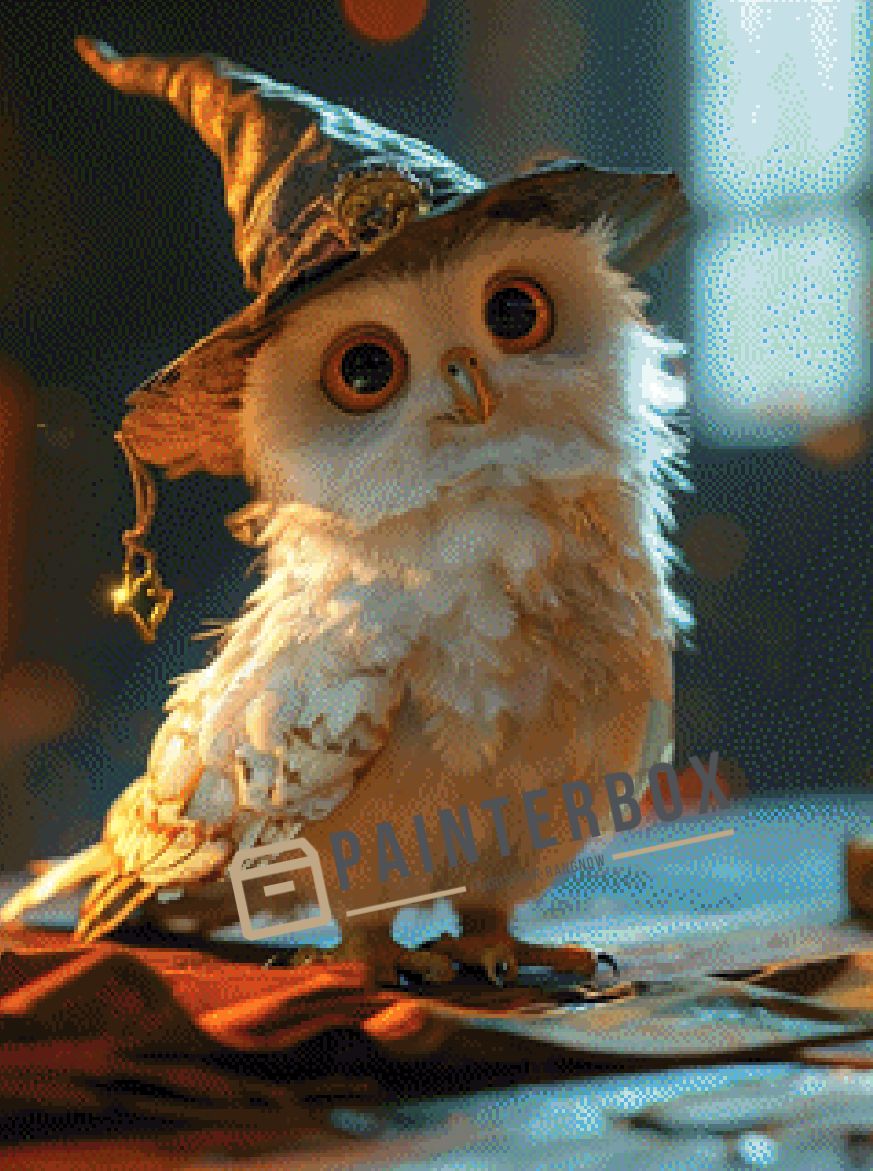 Magic Snow Owl by PiXXel Pics - 200 Farben